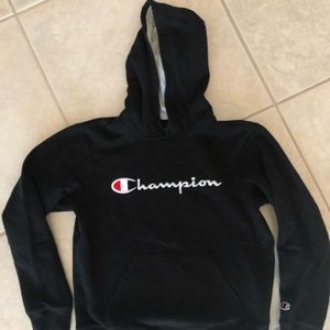 Champion Hooded Sweatshirt Kids Large